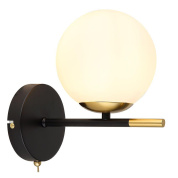 бра arte lamp alcor a2224ap-1bk
