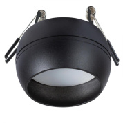 встраиваемый светильник arte lamp gambo a5550pl-1bk