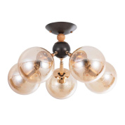 потолочная люстра arte lamp boston a4485pl-5bk
