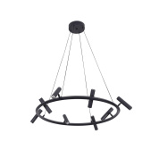 люстра kink light верония черный 07613-8a,19