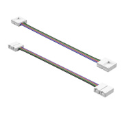соединитель гибкий/кабель питания для ленты lightstar 12v 5050led цветной rgb 408111