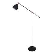 торшер arte lamp braccio a2054pn-1bk