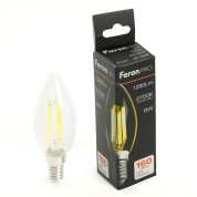 лампа светодиодная feron.pro lb-1208 свеча e14 1280lm 8w 175-265v 2700k 51247