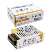 блок питания swg 12v 60w ip20 5a s-60-12 000142