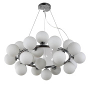 подвесная люстра lumina deco marsiada ldp 6033-25 chr