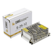 блок питания swg 12v 25w ip20 2a s-25-12 000111