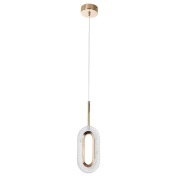 подвесной светодиодный светильник arte lamp ovale a2489sp-1go