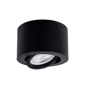 точечный накладной светильник arte lamp unito a2260pl-1bk