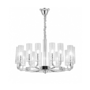 подвесная люстра lumina deco donatti ldp 8011-16 chr