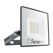 светодиодный прожектор feron ll-1000 20w 6400k 41538