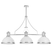 подвесная люстра lumina deco ettore ldp 710-3 wt+chr