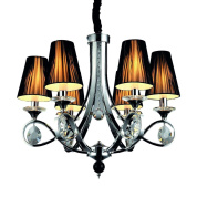 подвесная люстра lumina deco negrio ldp 8903-6