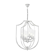 подвесная люстра lumina deco trulia ldp 8006-6 chr