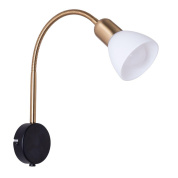 бра arte lamp falena a3116ap-1bk