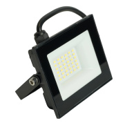 светодиодный прожектор saffit sfl51-50 ip65 50w 6500k черный 51194