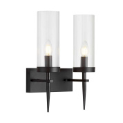 бра lumina deco moratti ldw 8022-2 bk+pr