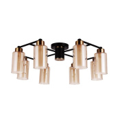 потолочная люстра arte lamp leo a7027pl-8bk