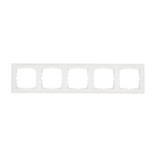 рамка lk studio 5-постовая (белый) lk60 864504-1