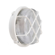 уличный настенный светильник deko-light syrma round white 401014