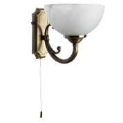 бра arte lamp windsor white a3777ap-1ab