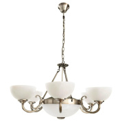 подвесная люстра arte lamp windsor white a3777lm-6-2ab