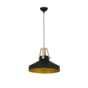 подвесной светильник lumina deco voli ldp 8037-350 bk+gd