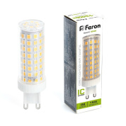 лампа светодиодная feron g9 15w 4000k прозрачная lb-437 38213
