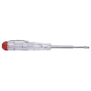 тестер напряжения stekker tst500-3 контактный 100-500v, 3*130 мм, прозрачный