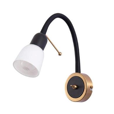 бра arte lamp lettura a7009ap-1bk