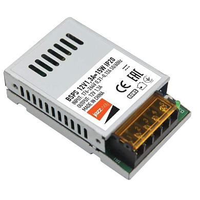 блок питания jazzway bsps 12v 15w ip20 1,3a 3329358