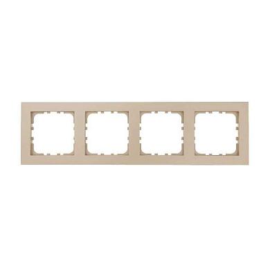 рамка 4-постовая lk studio (шампань) lk80 flat, 844406-1