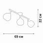 Потолочная люстра Vitaluce V4313-0/3PL