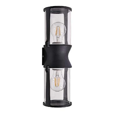 уличный настенный светильник arte lamp minchir a8306al-2bk