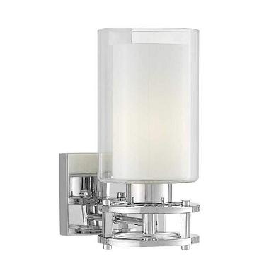 бра lumina deco marietta ldw 8025-1 chr+wt