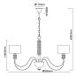 Подвесная люстра MW-Light Онтарио 692011308