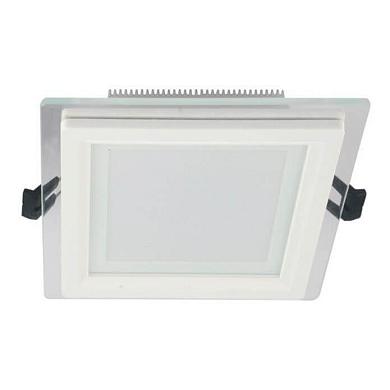 встраиваемый светодиодный светильник lumina deco beneto ldc 8097-sq-12w