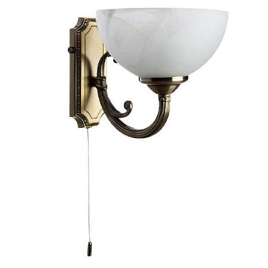 бра arte lamp windsor white a3777ap-1ab