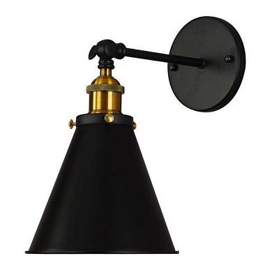 бра lumina deco rubi ldw b007-1 bk
