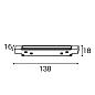 Коннектор прямой Italline Atom IT012-5040 black