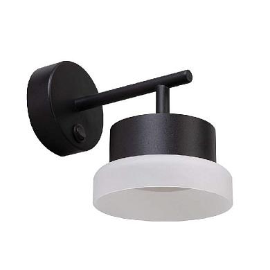 светильник настенный  feron hl4600 opal 12w, 230v, gx53, черный