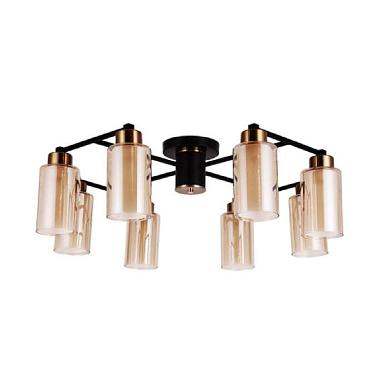 потолочная люстра arte lamp leo a7027pl-8bk