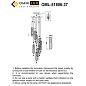 Подвесная светодиодная люстра Omnilux Vepri OML-51806-37