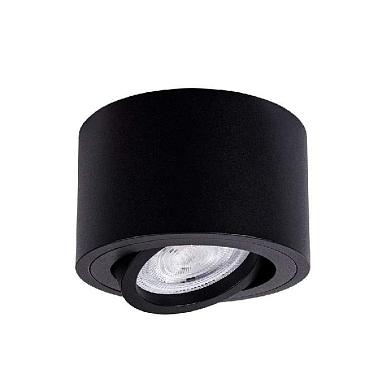 точечный накладной светильник arte lamp unito a2260pl-1bk