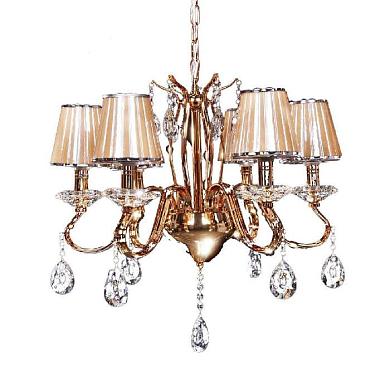 подвесная люстра lumina deco finezzia ldp 9267-6 gd