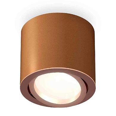 комплект накладного светильника ambrella light techno spot xs7404002 scf/ppg кофе песок/золото розовое полированное (c7404, n7005)