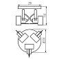 Спот Kanlux SONDA II EL-3O B 34926