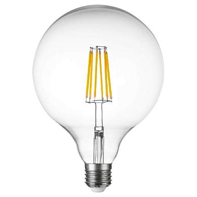 лампа светодиодная филаментная lightstar led filament e27 10w 4000k груша прозрачная 933204
