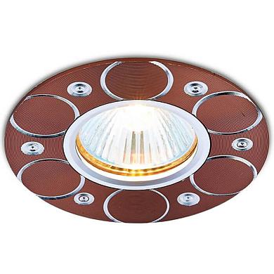 встраиваемый светильник ambrella light alum a808 al/br