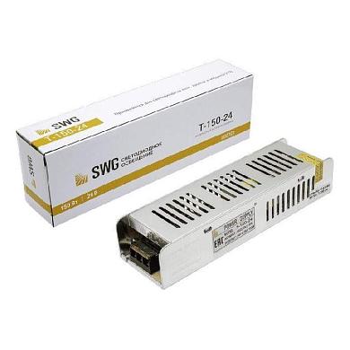 блок питания swg 24v 150w ip20 6,3a t-150-24 000301