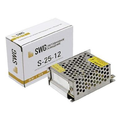 блок питания swg 12v 25w ip20 2a s-25-12 000111